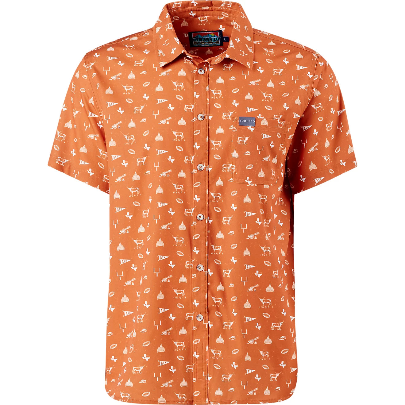 Performance Button Up- Gameday in Austin by Burlebo
