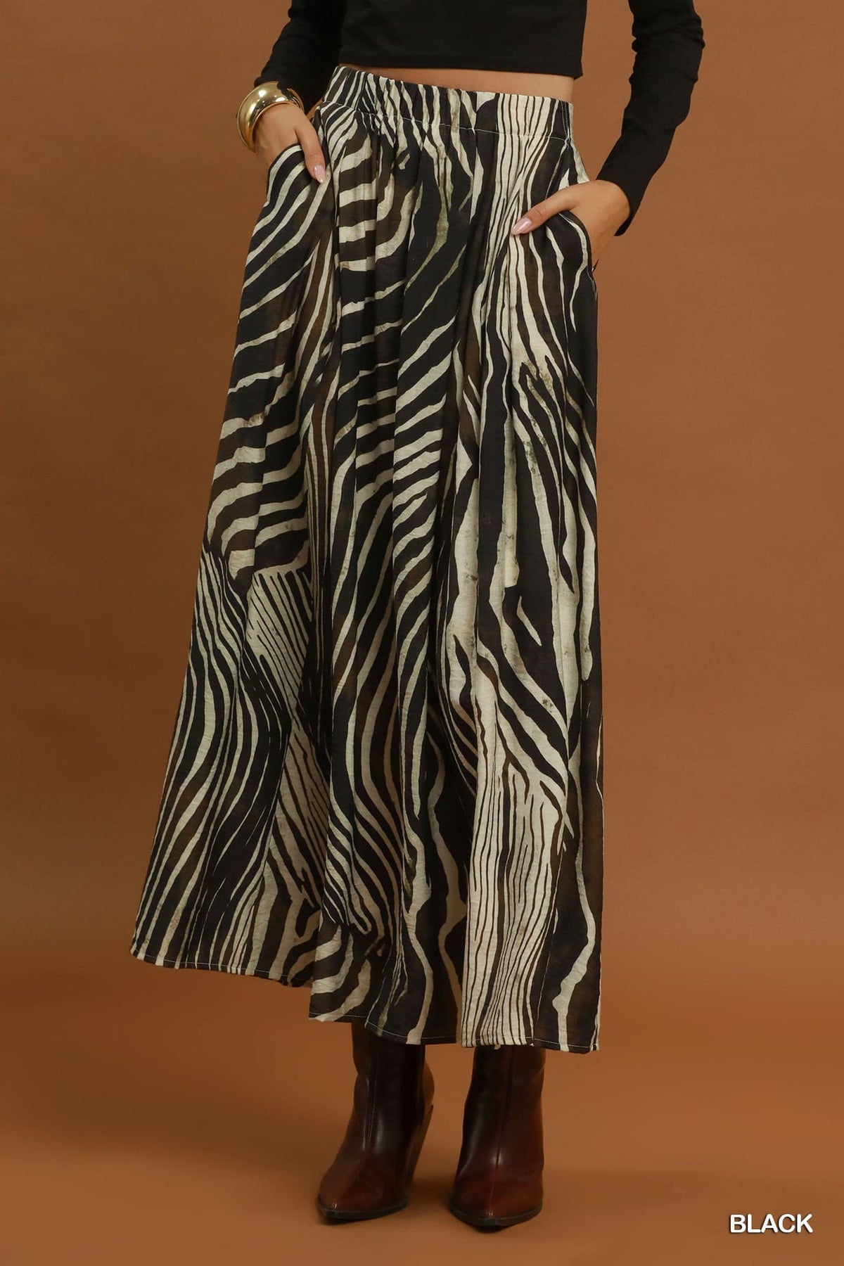 Wild Stripe Maxi Skirt 🦓✨