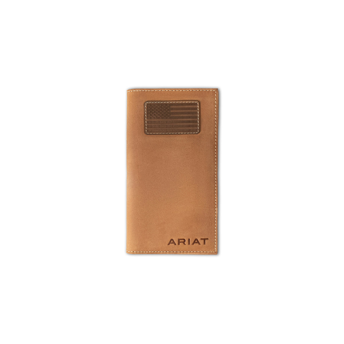 Ariat Rodeo Wallet with Flag Patch Logo