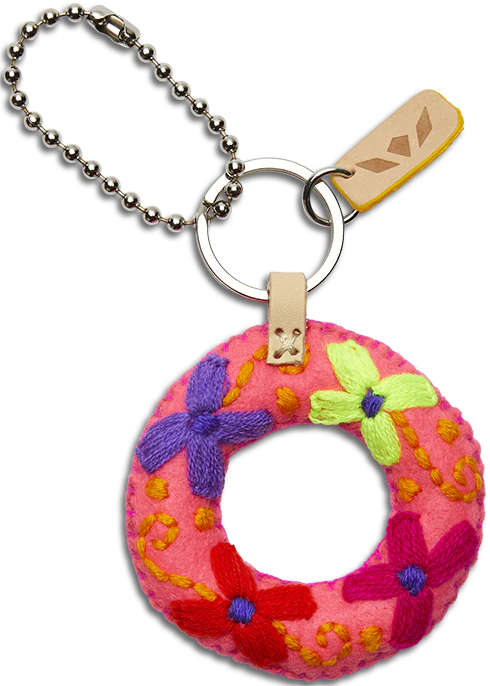 PINK FELT ALPHABET CHARMS