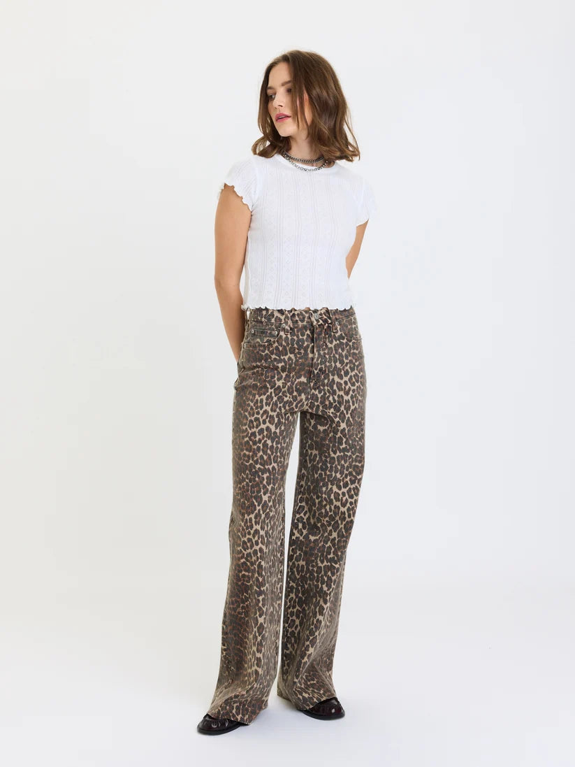 Far Out High Rise Wide Leg/Cool Cat by Daze