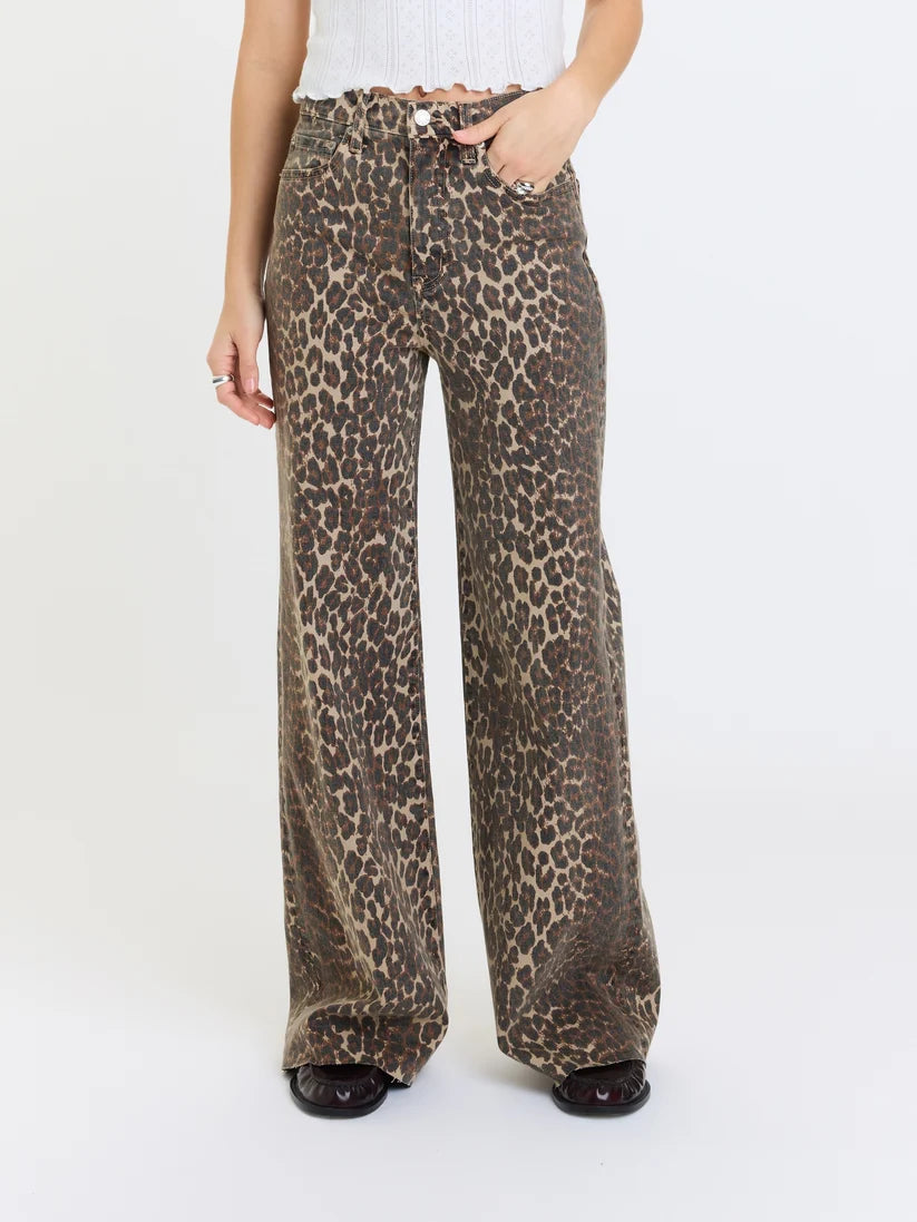 Far Out High Rise Wide Leg/Cool Cat by Daze