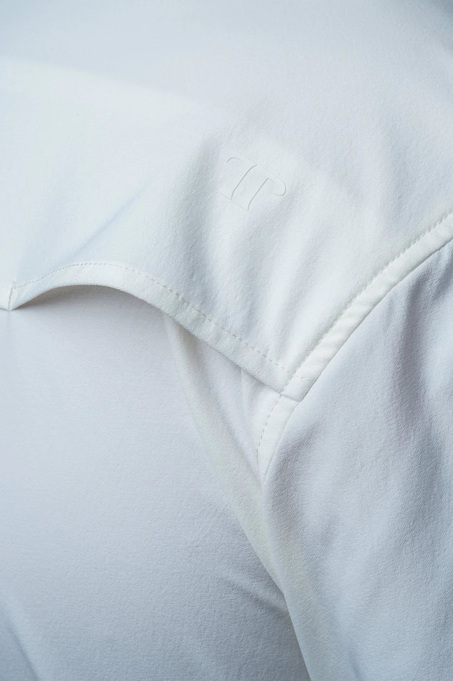 White Short Sleeve Pearl Snap Shirt by Ferrell