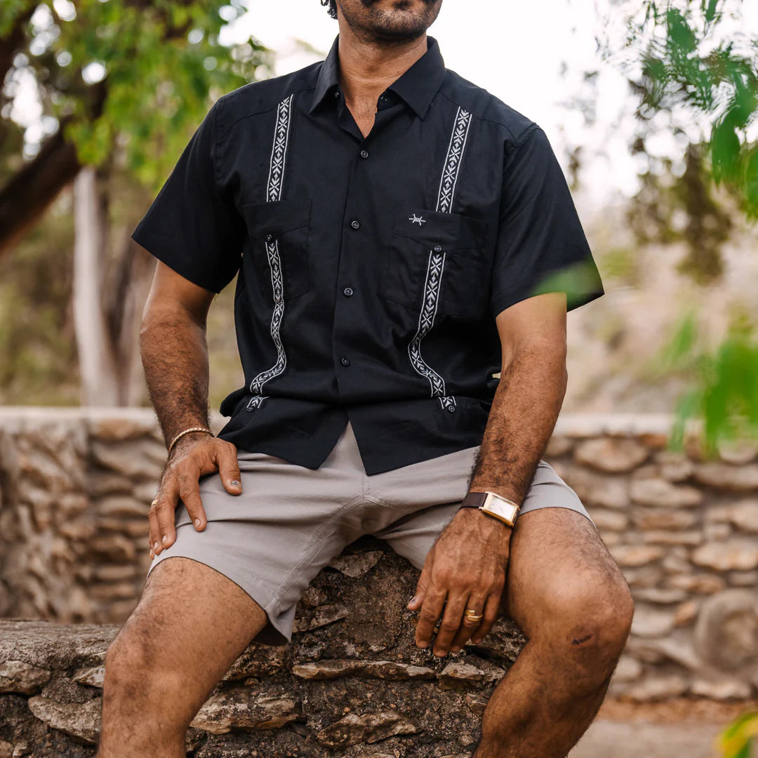 Tejas Guayabera - Diablo Plata By Texas Standard