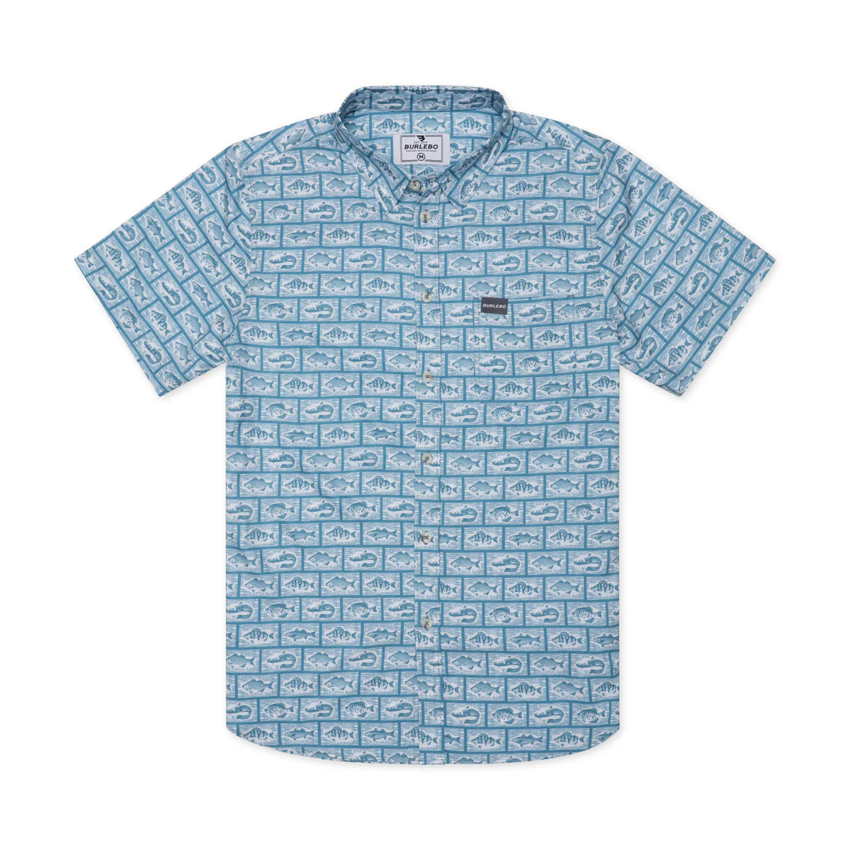 Performance Button Up- Angler's Choice by Burlebo