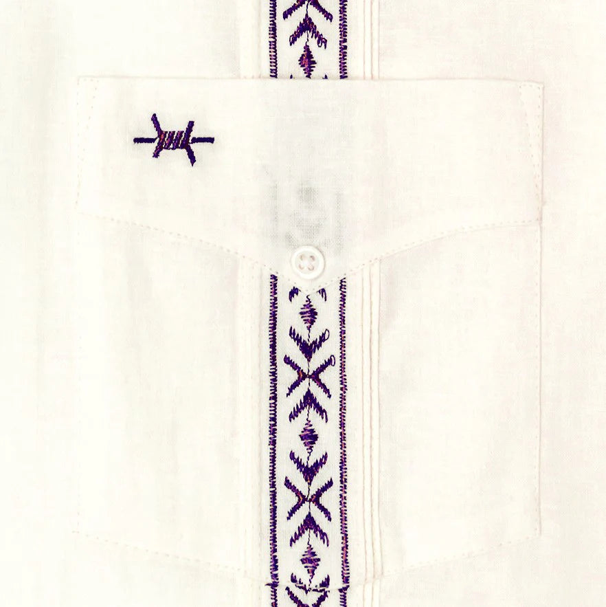 Tejas Guayabera - Prickly Pear by Texas Standard