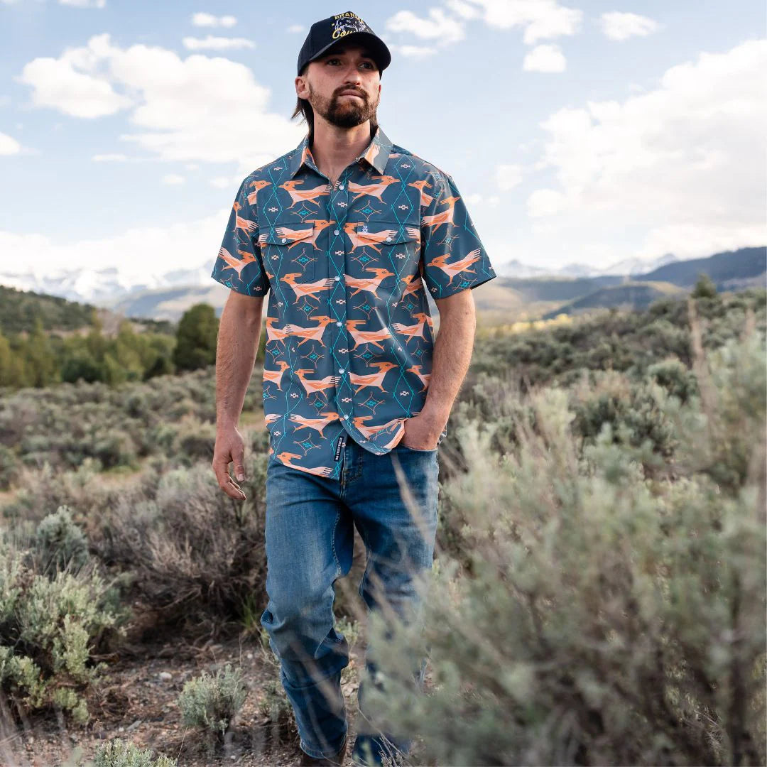 Roadrunner Pearl Snap by Raised by Coyotes