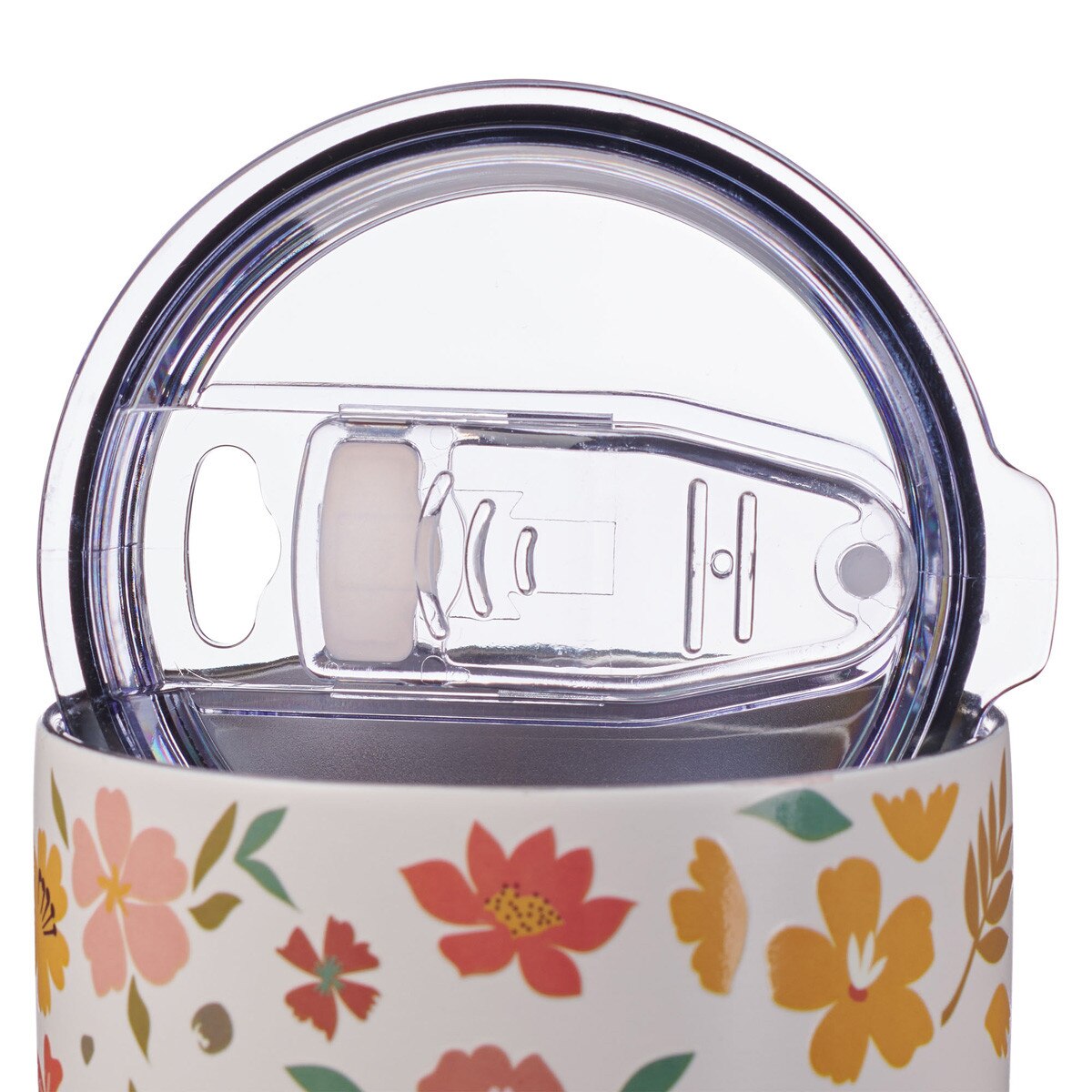 World's Greatest Mom Peach Floral Stainless Steel Tumbler