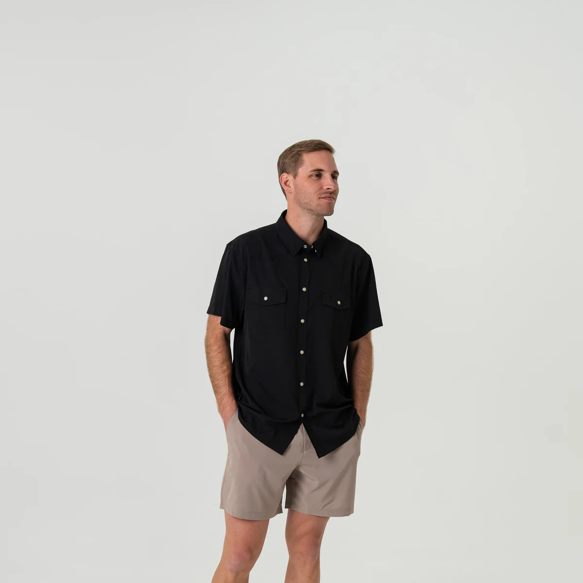 Performance Western Shirt By Burlebo- Black