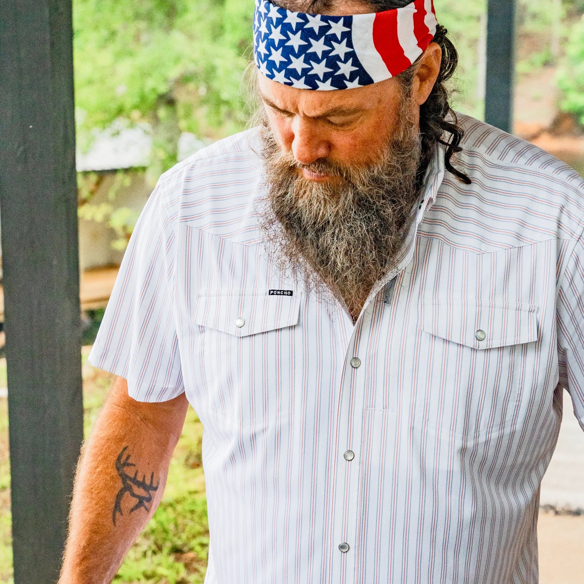 The Home Old Glory by Poncho