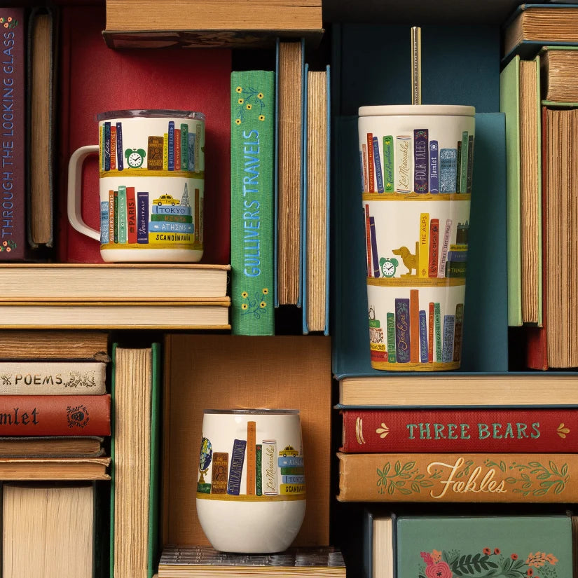 Corkcicle & Rifle Paper 24oz Cold Cup/ Book Club