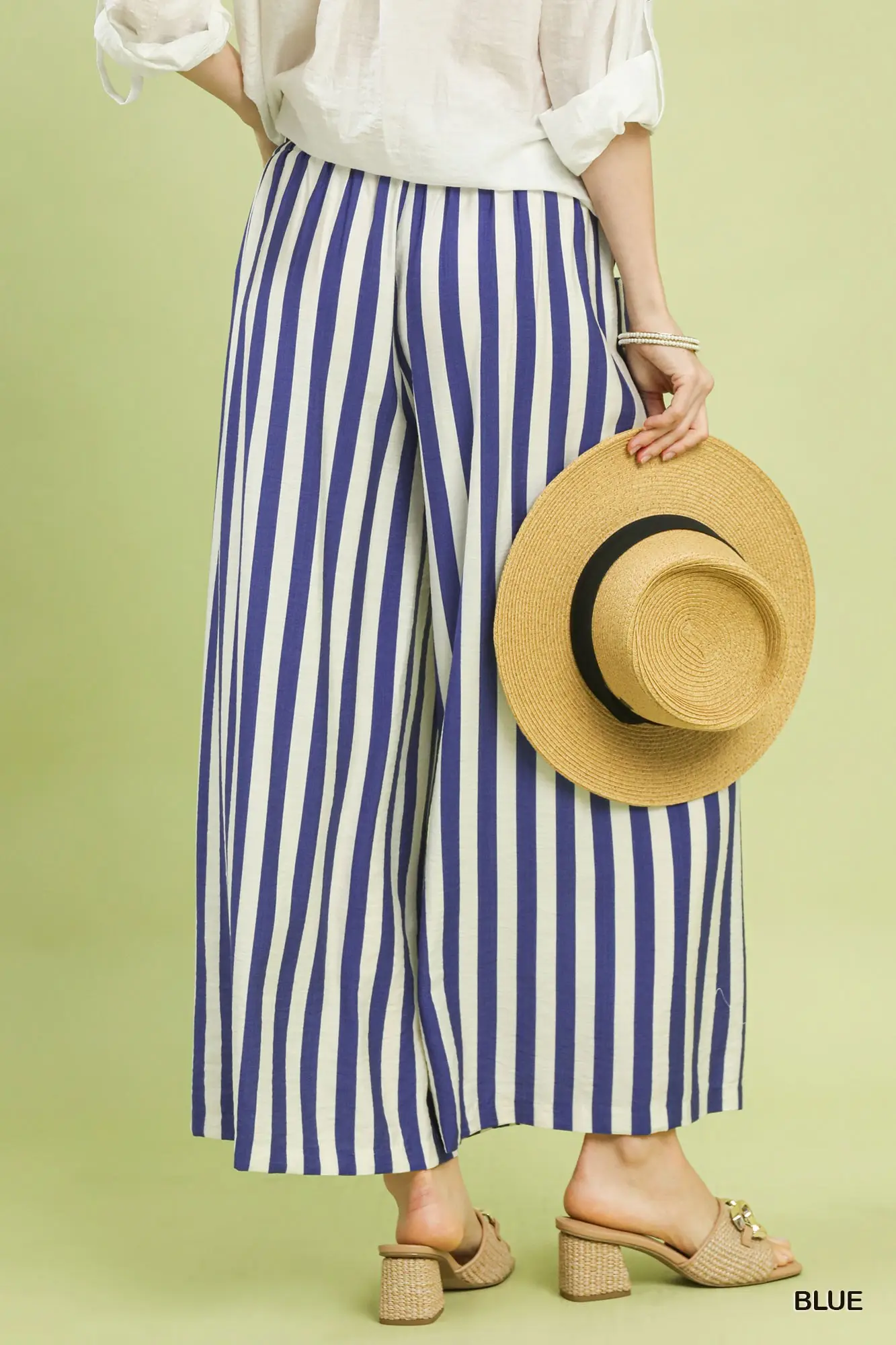 Seaside Stripe Wide Leg Pants