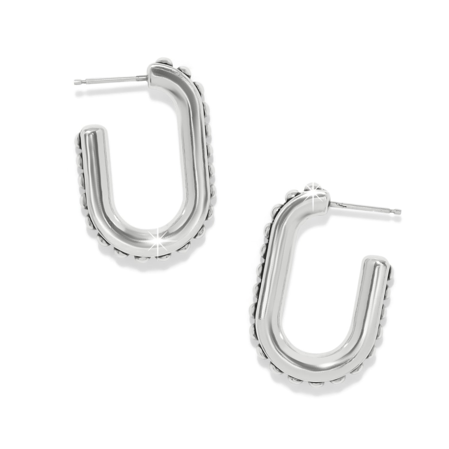 Pretty Tough Link Hoop Earrings