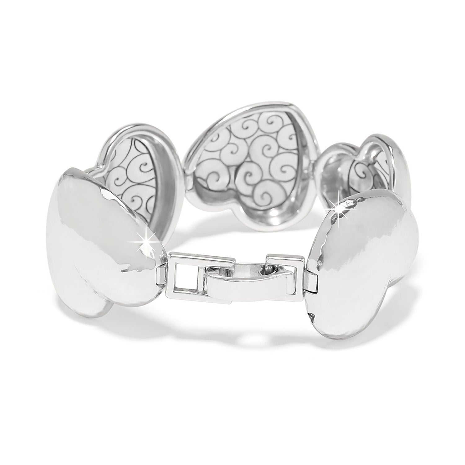 Trianon Heart Link Bracelet/silver