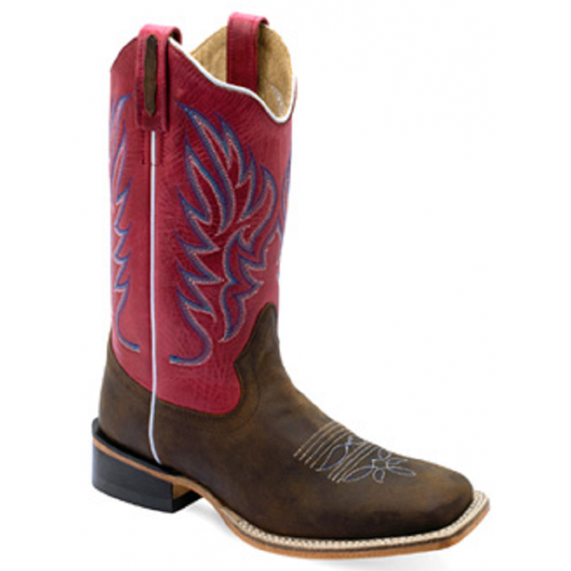 Ladies Broad Square Toe Cowgirl Boots