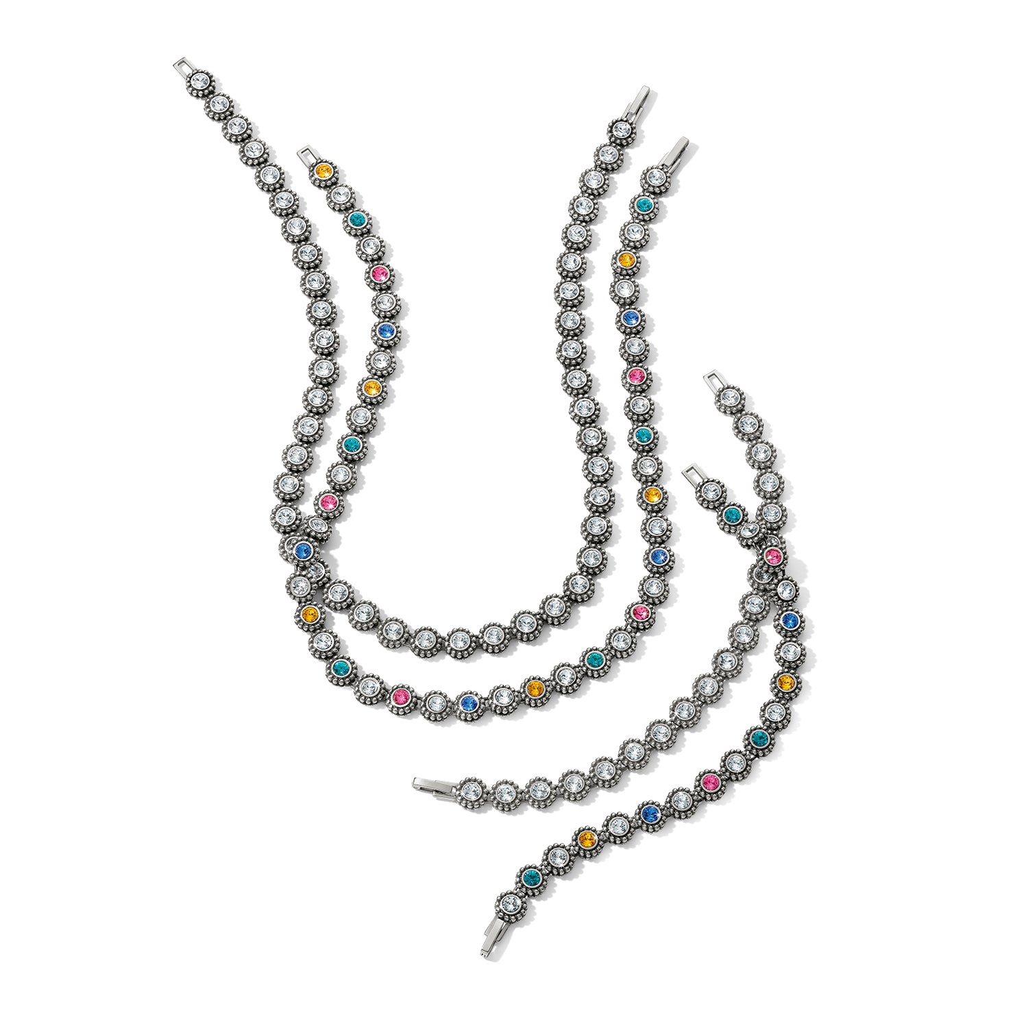 Twinkle Link Necklace/Multi Color
