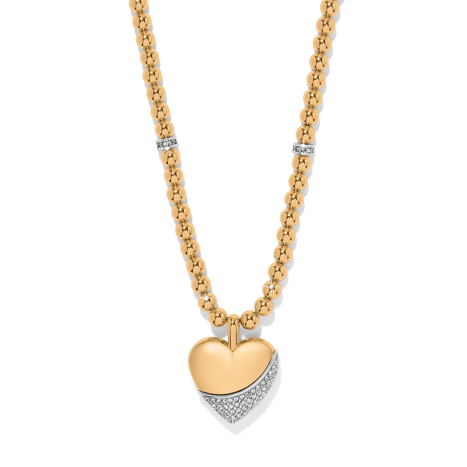 Meridian Petite Wave Heart Necklace