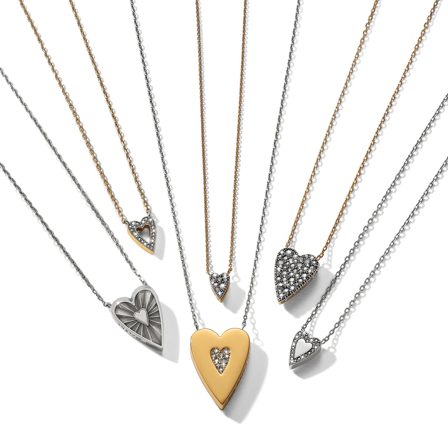 Love Messages B Bold Reversible Necklace