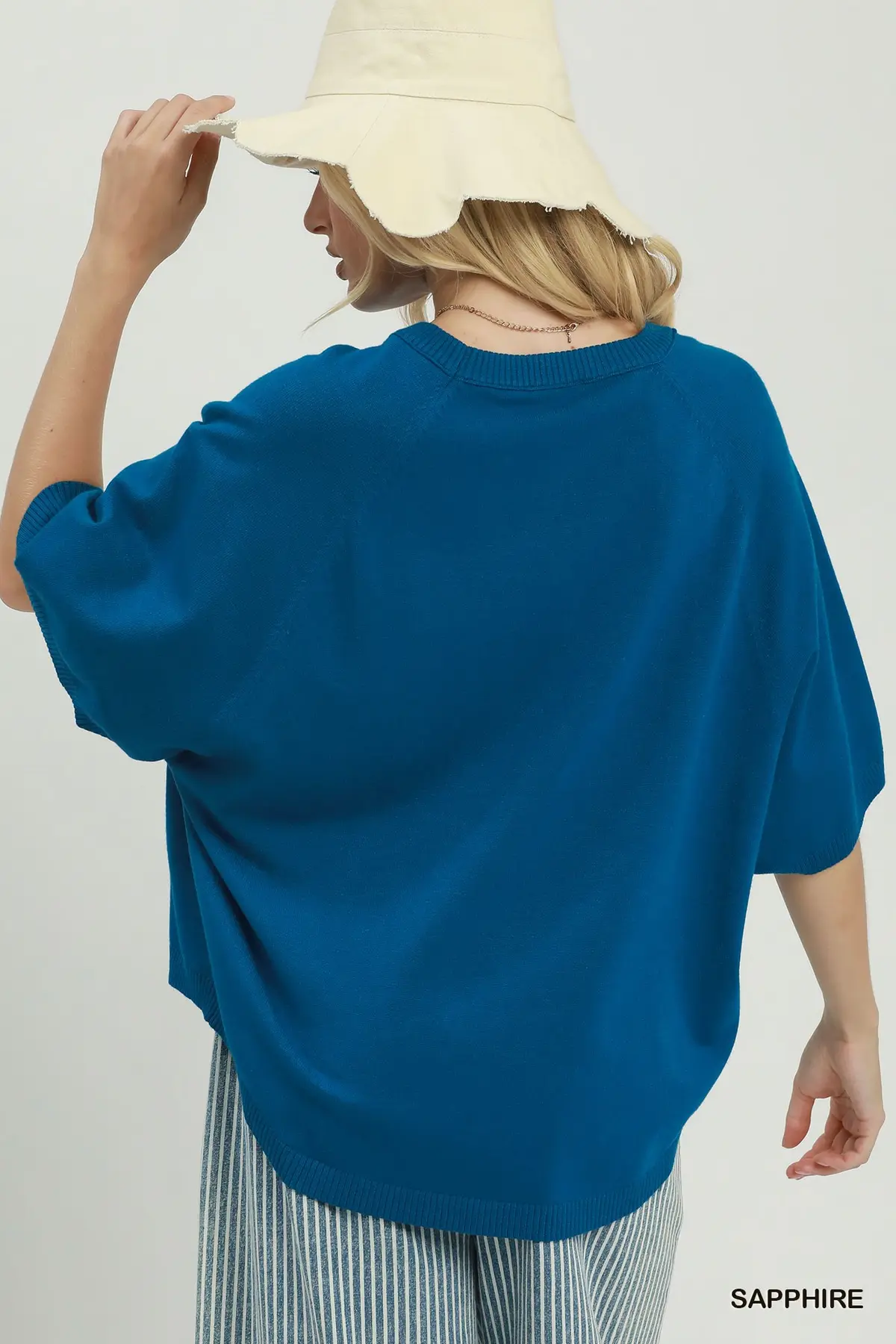 Sapphire Relaxed Knit Sweater
