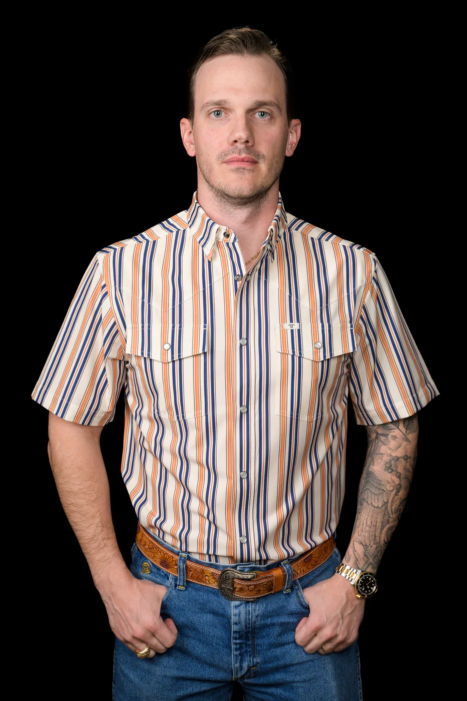 The Jackson Short Sleeve Snap Shirt by Ferrell