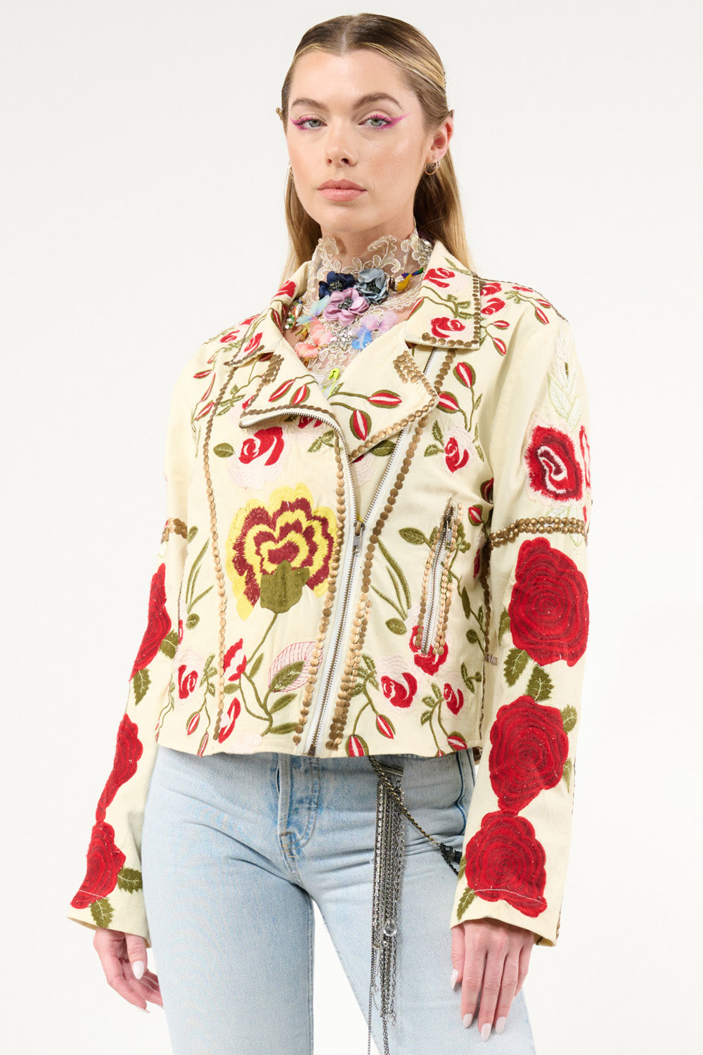 Carmen Embroidered Jacket by Aratta