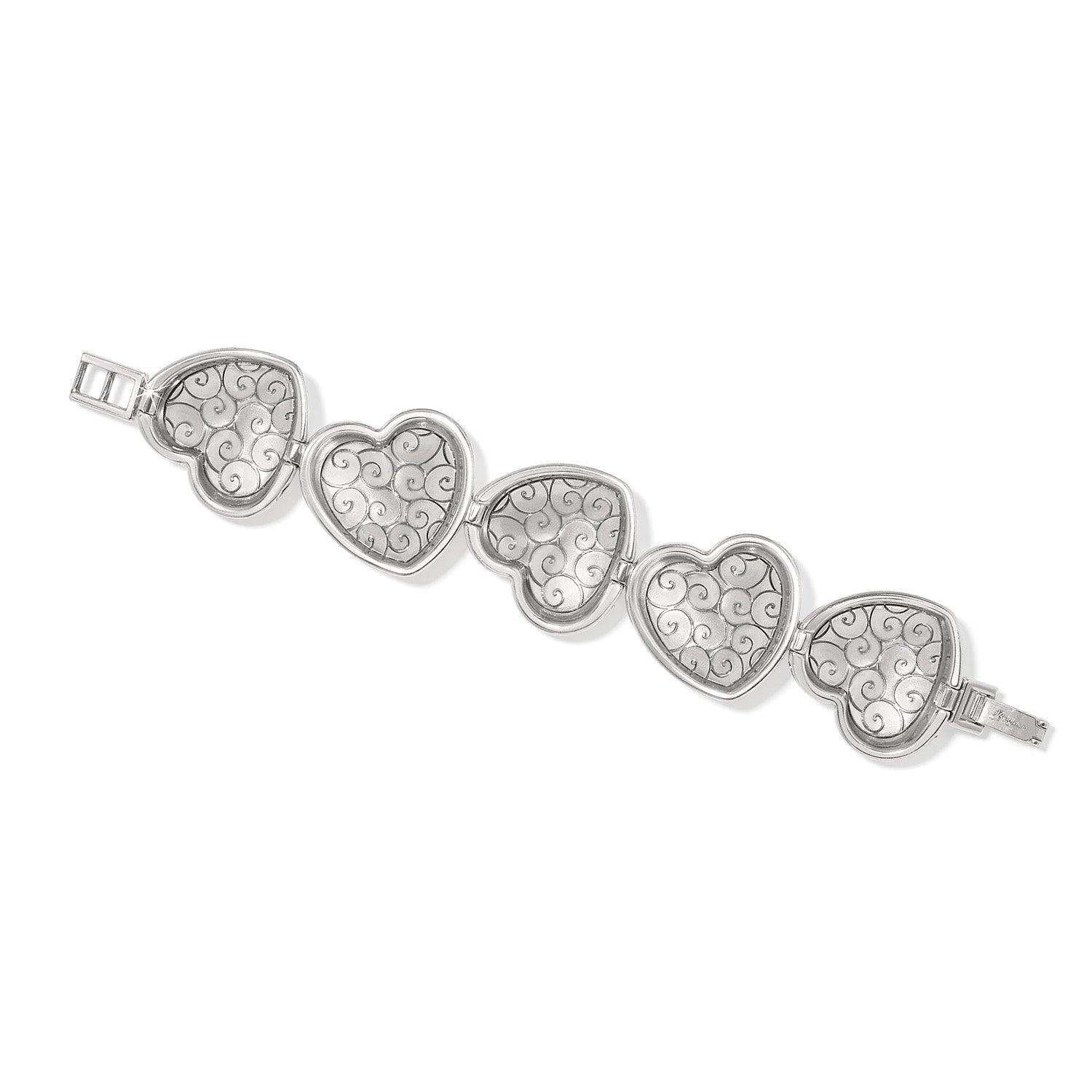 Trianon Heart Link Bracelet/silver