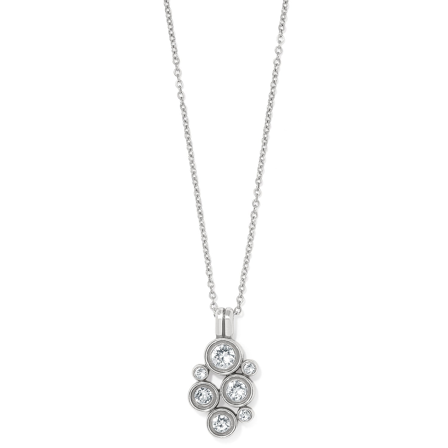 Constella Cluster Necklace/silver