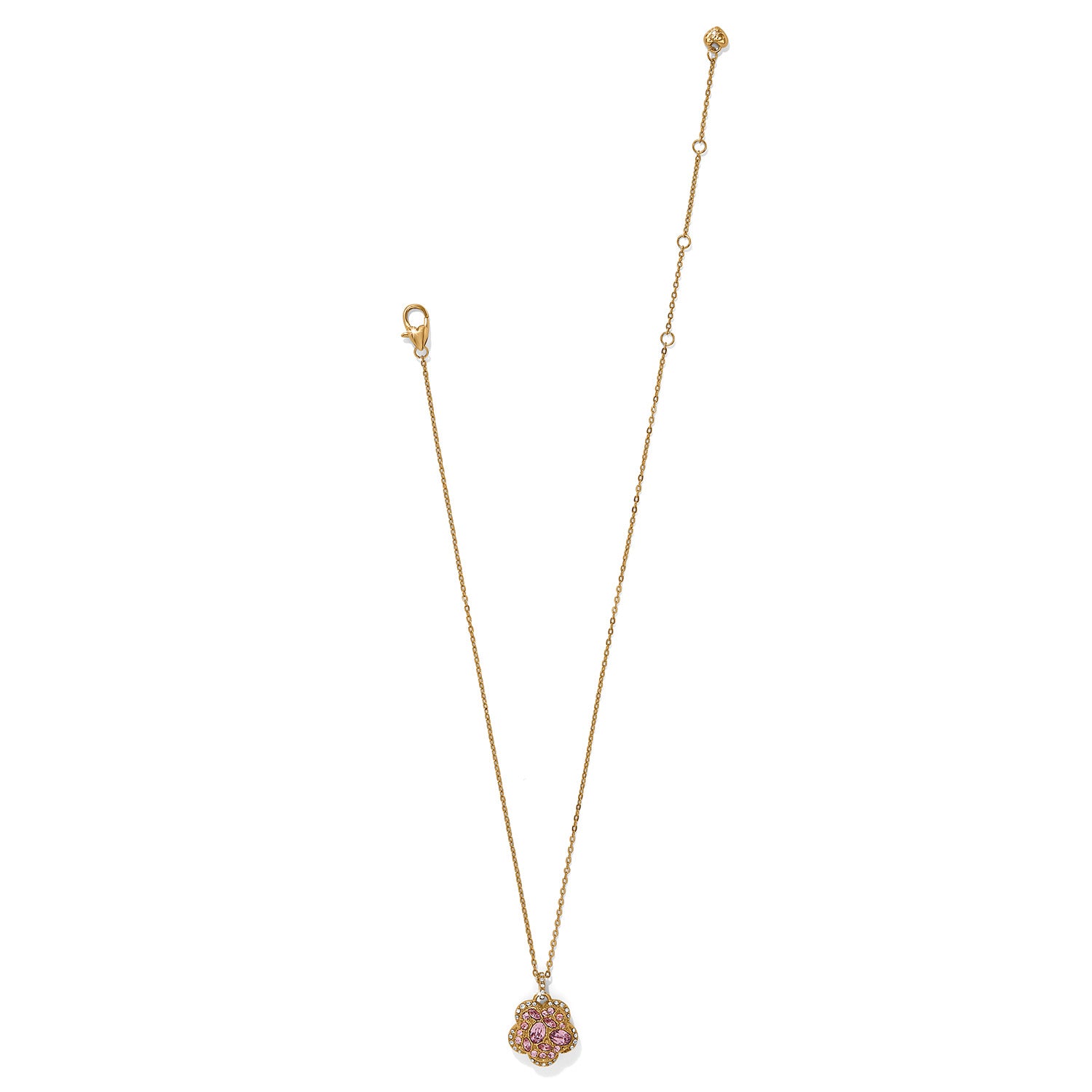 Trust Your Journey Flower Necklace