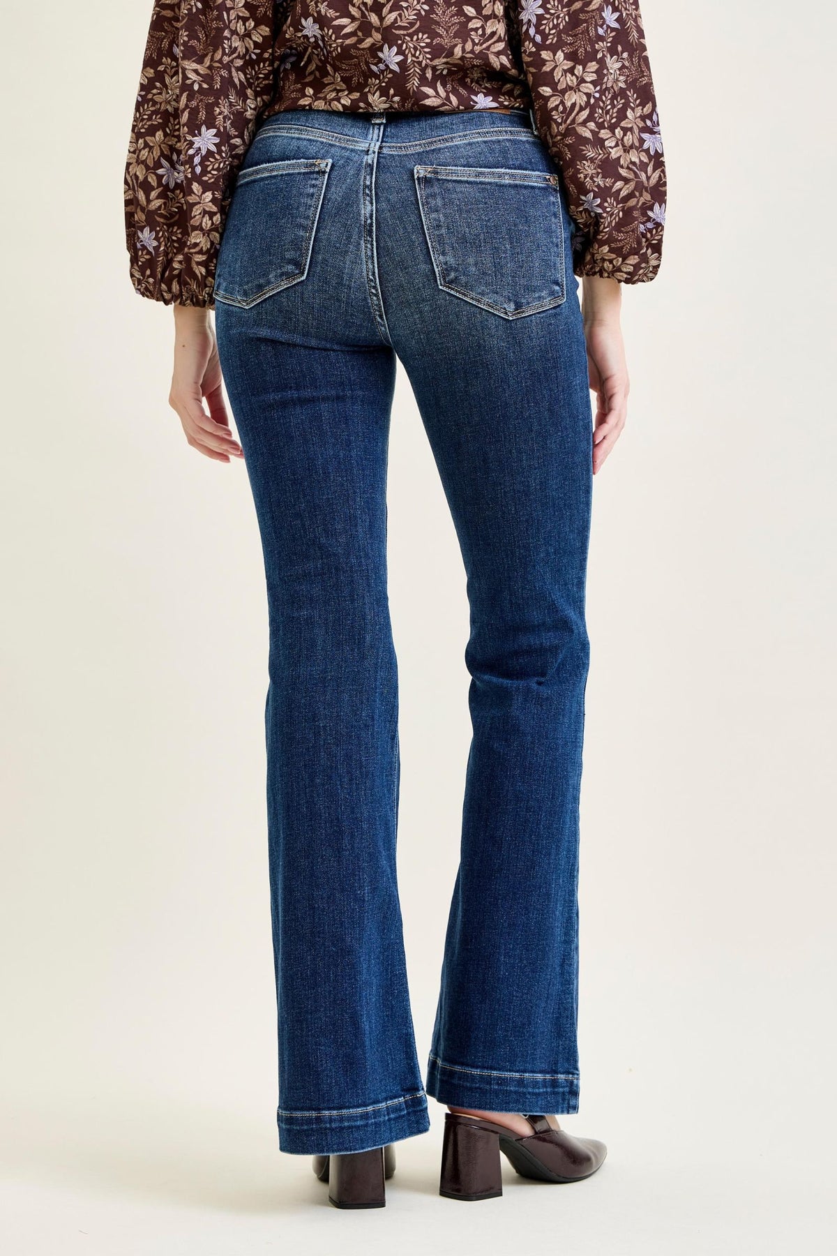 Judy Blue High Waist PETITE Trouser Flare Jeans