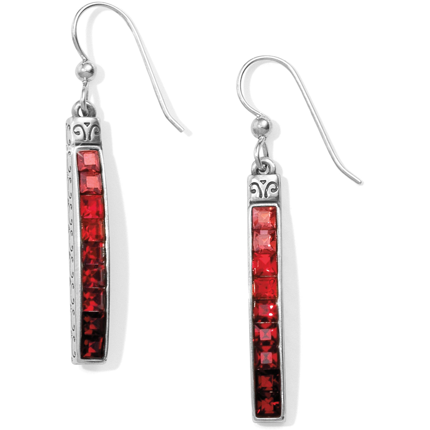 Spectrum French Wire Earrings/RED