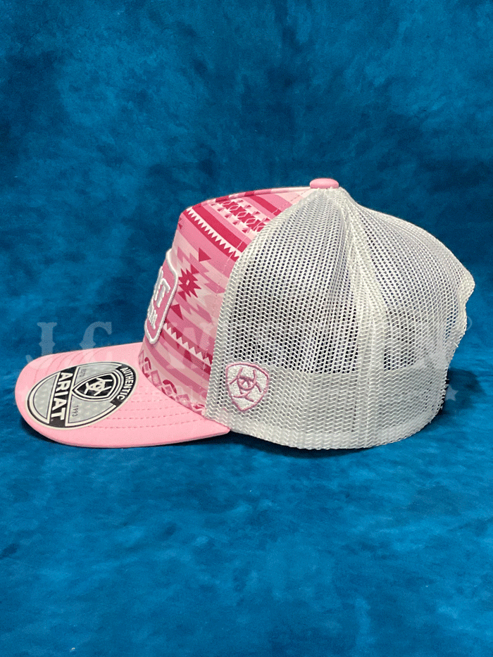 Ariat Pink Southwestern Pattern Women's Cap