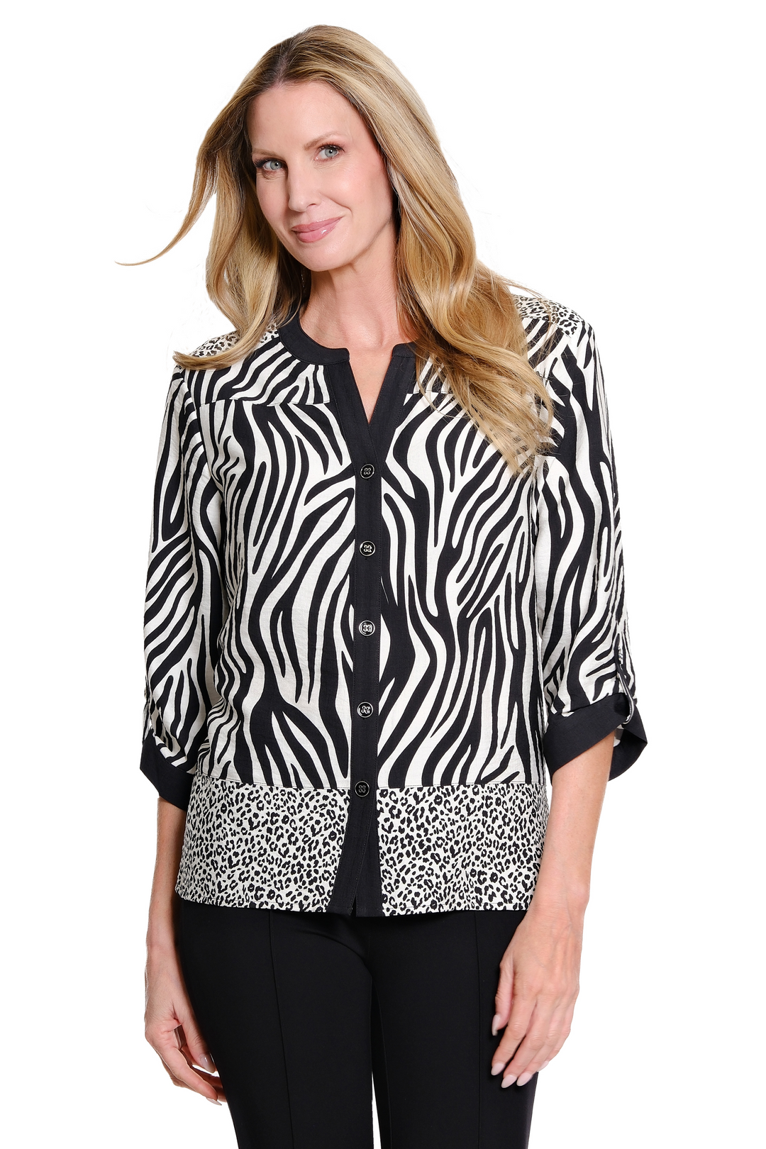 Black & White Top by Multiples