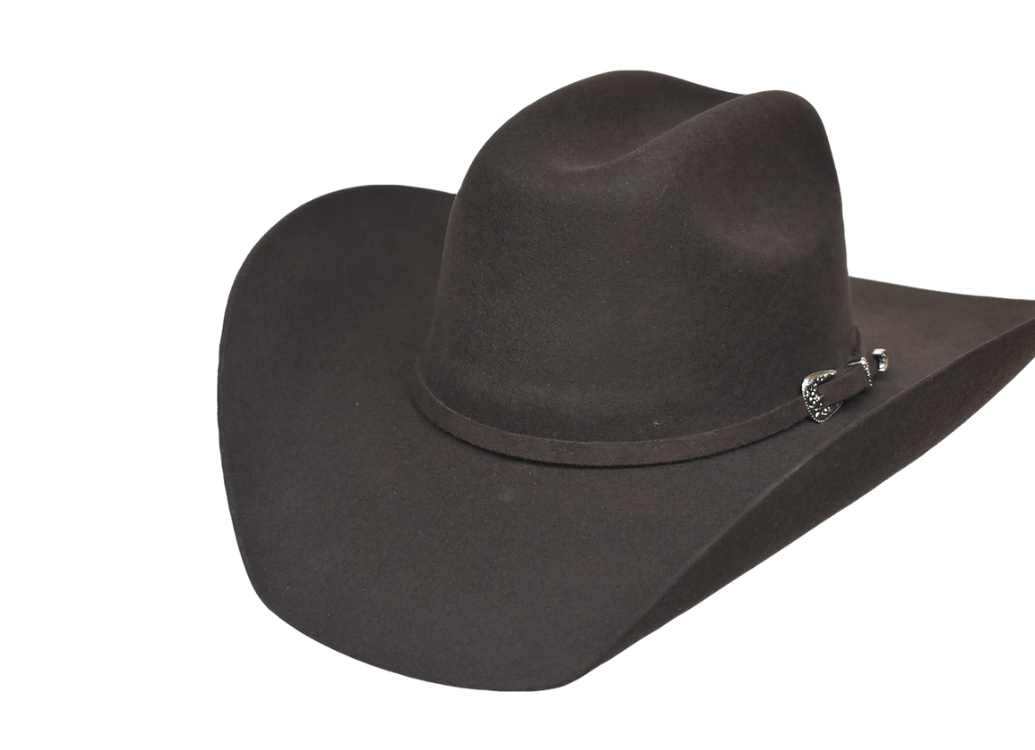 The Frio Brown Felt RCA Low Crown Hat