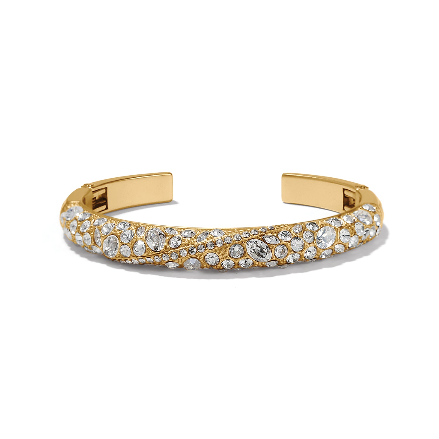 Trust Your Journey Double Hinged Bangle/gold
