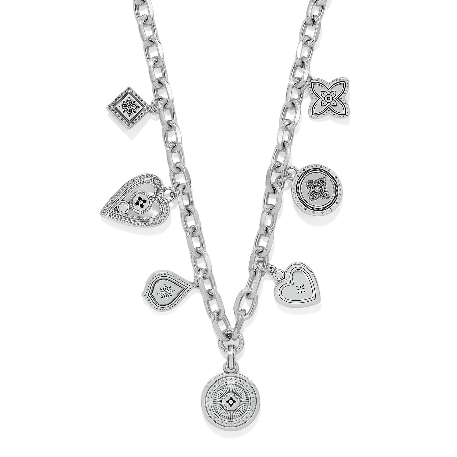 Mosaic Cerrillos Charm Necklace