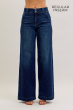 Judy Blue High Waist Trouser Wide Leg Jean 31" Length