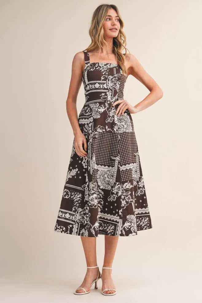 Bandana Babe Midi Dress