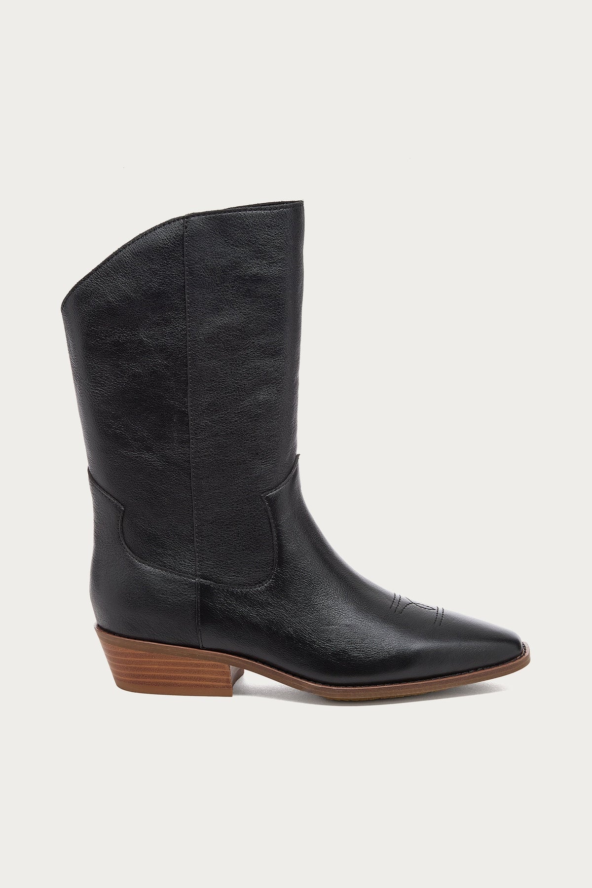 Piper Black Leather Boot by Kelsi Dagger