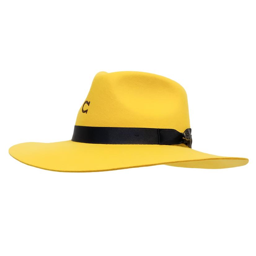 Yellow Charlie 1 Horse Highway Felt Hat