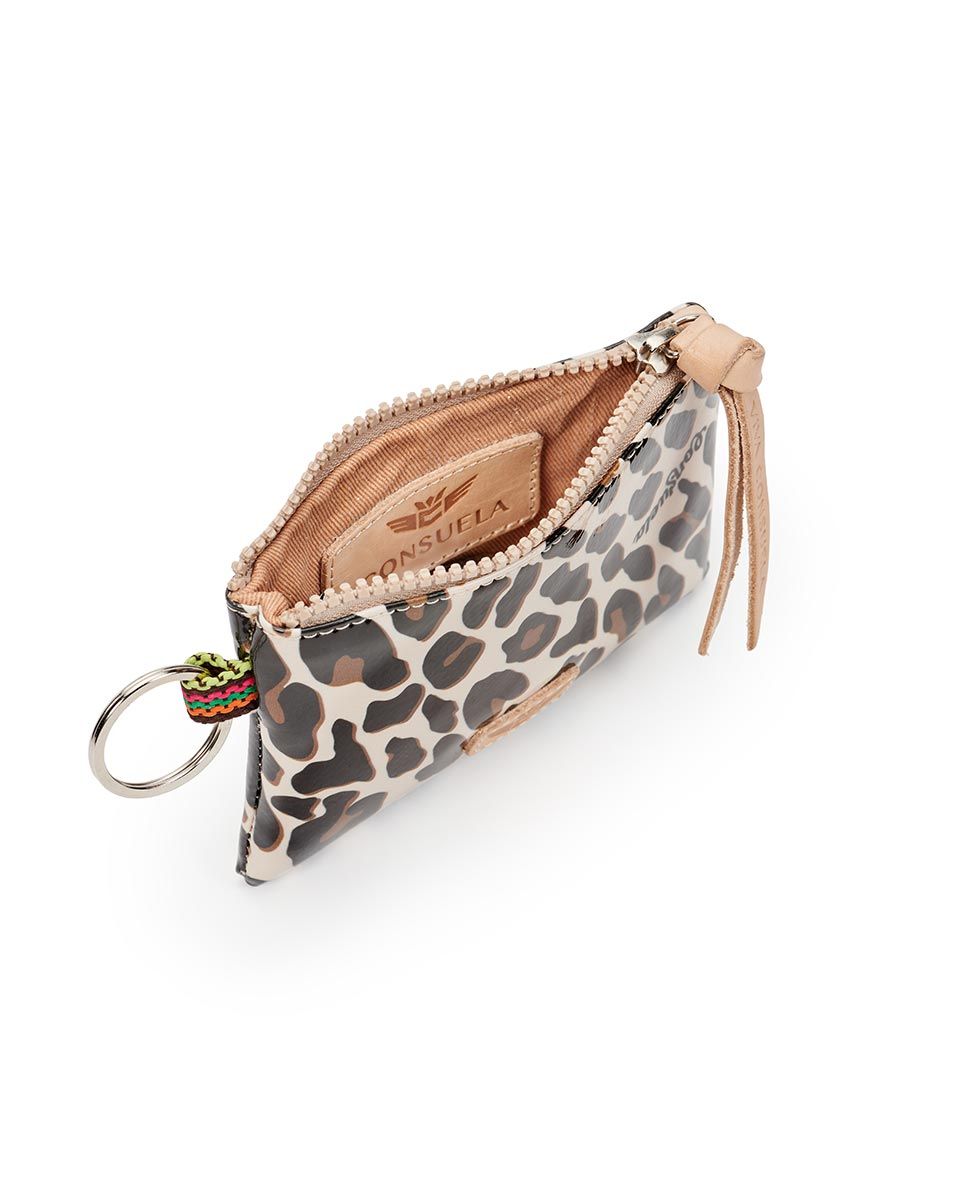Mona Leopard Teeny Pouch