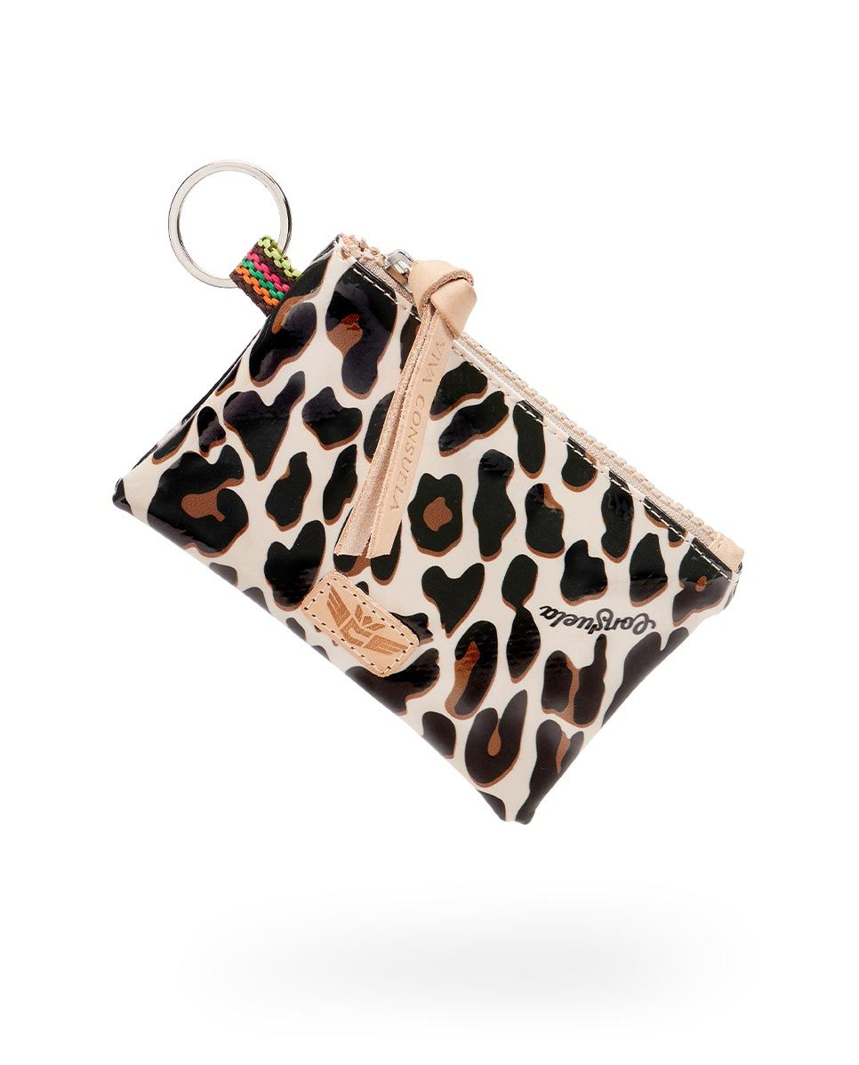 Mona Leopard Teeny Pouch