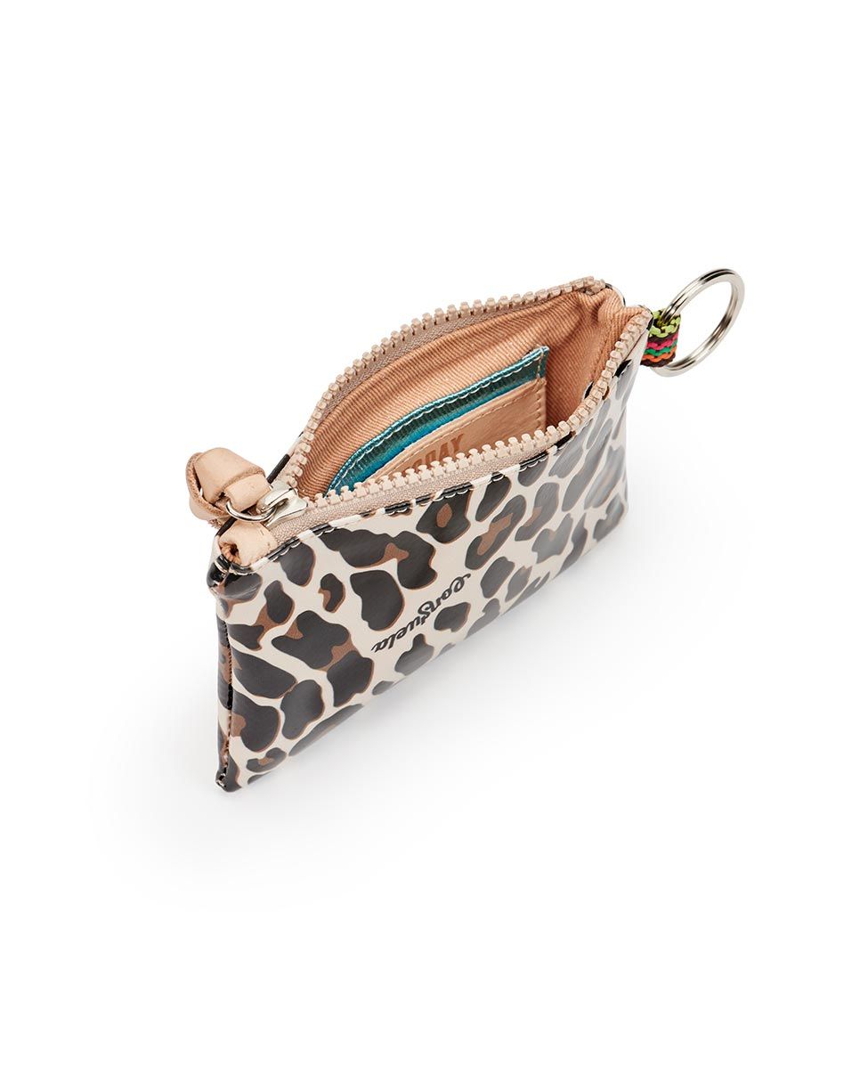 Mona Leopard Teeny Pouch