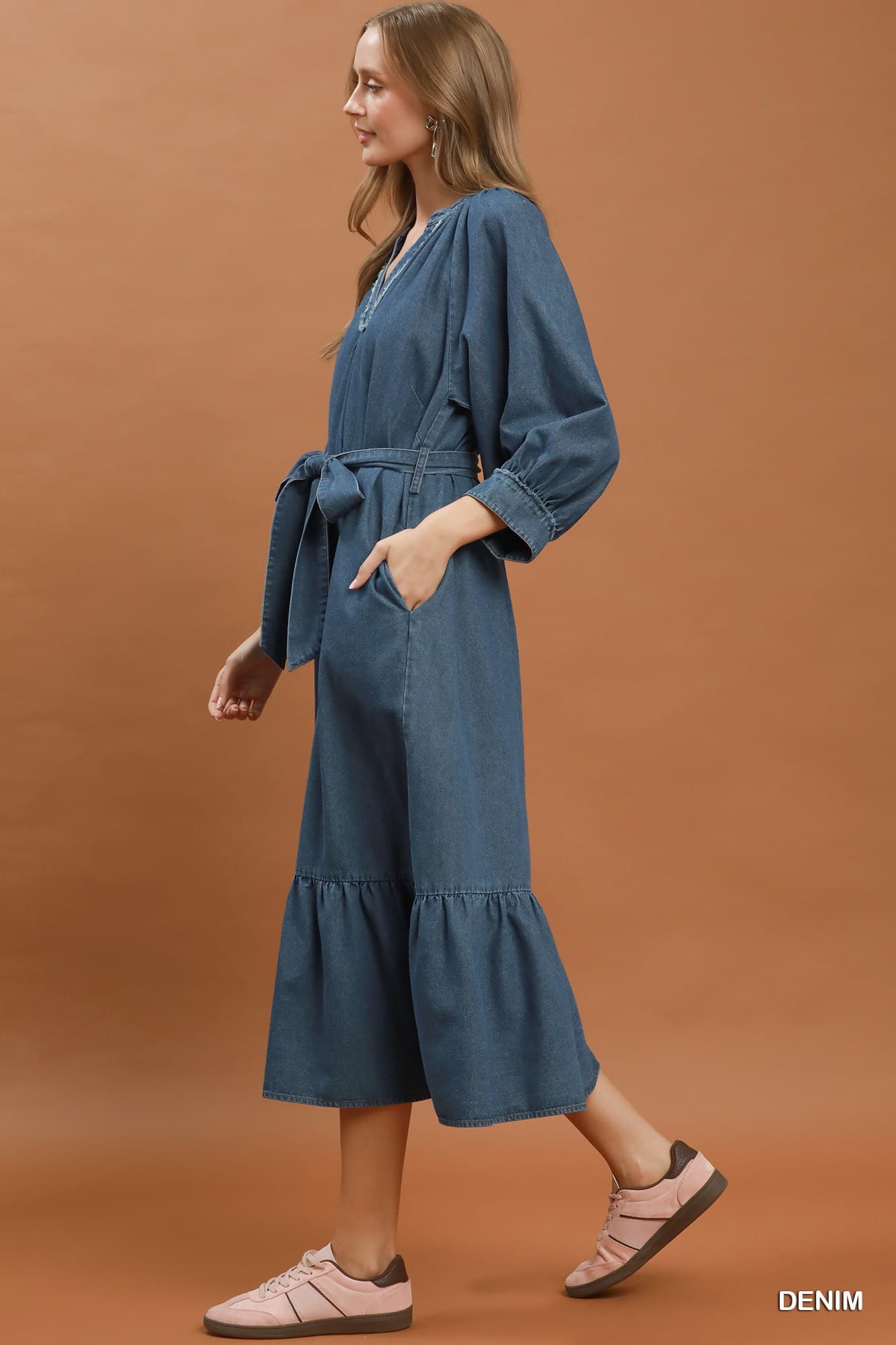 Denim Darling Midi Dress 💙