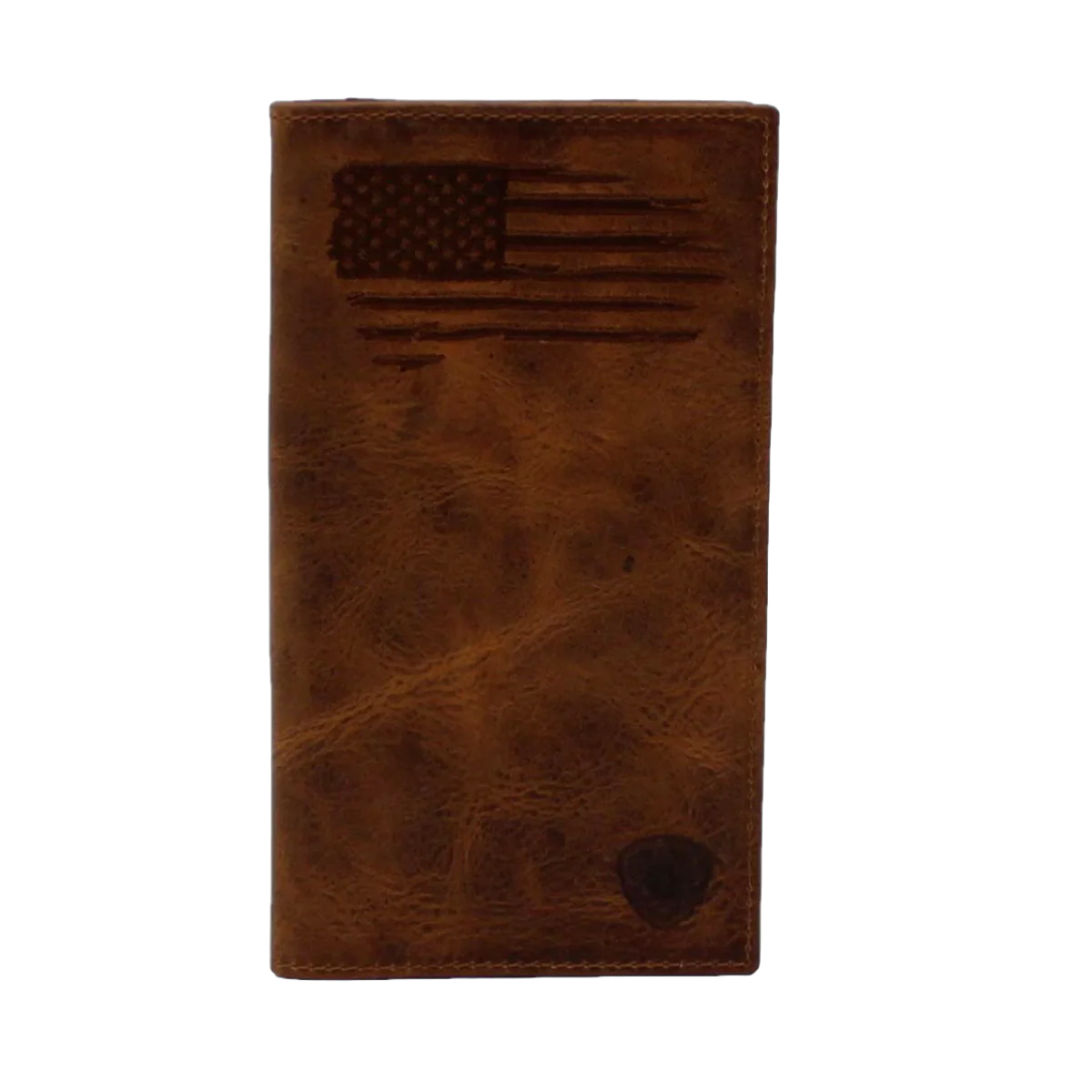 Ariat Men's USA Flag Leather Wallet