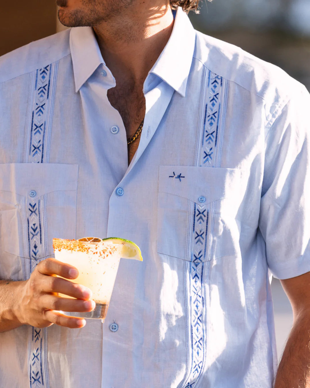 Tejas Guayabera - Benavides Cielo