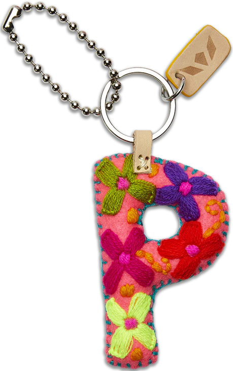 PINK FELT ALPHABET CHARMS