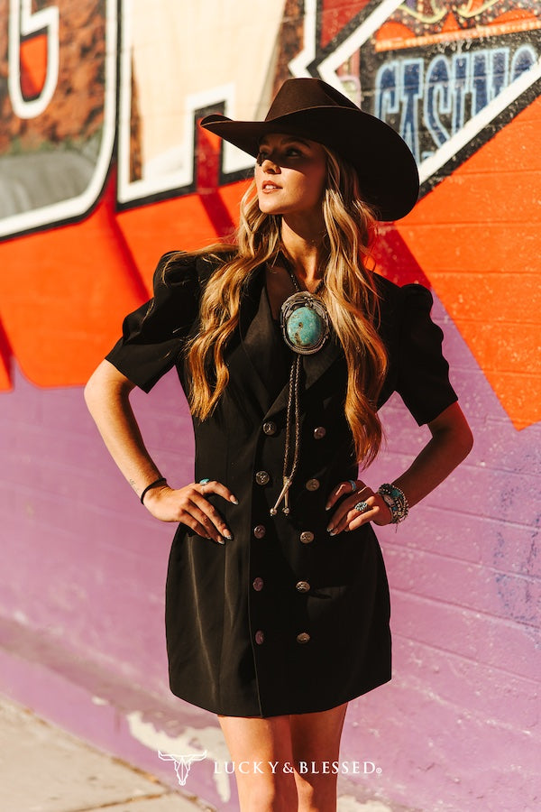 Uptown Cowgirl Blazer Dress