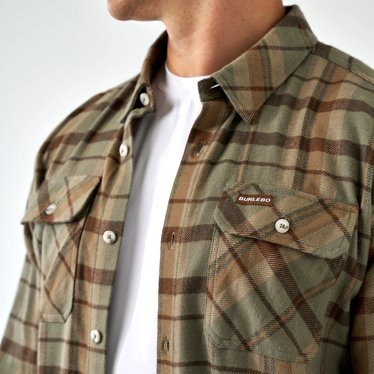 Burlebo Flannel Shirt - Timber Brown