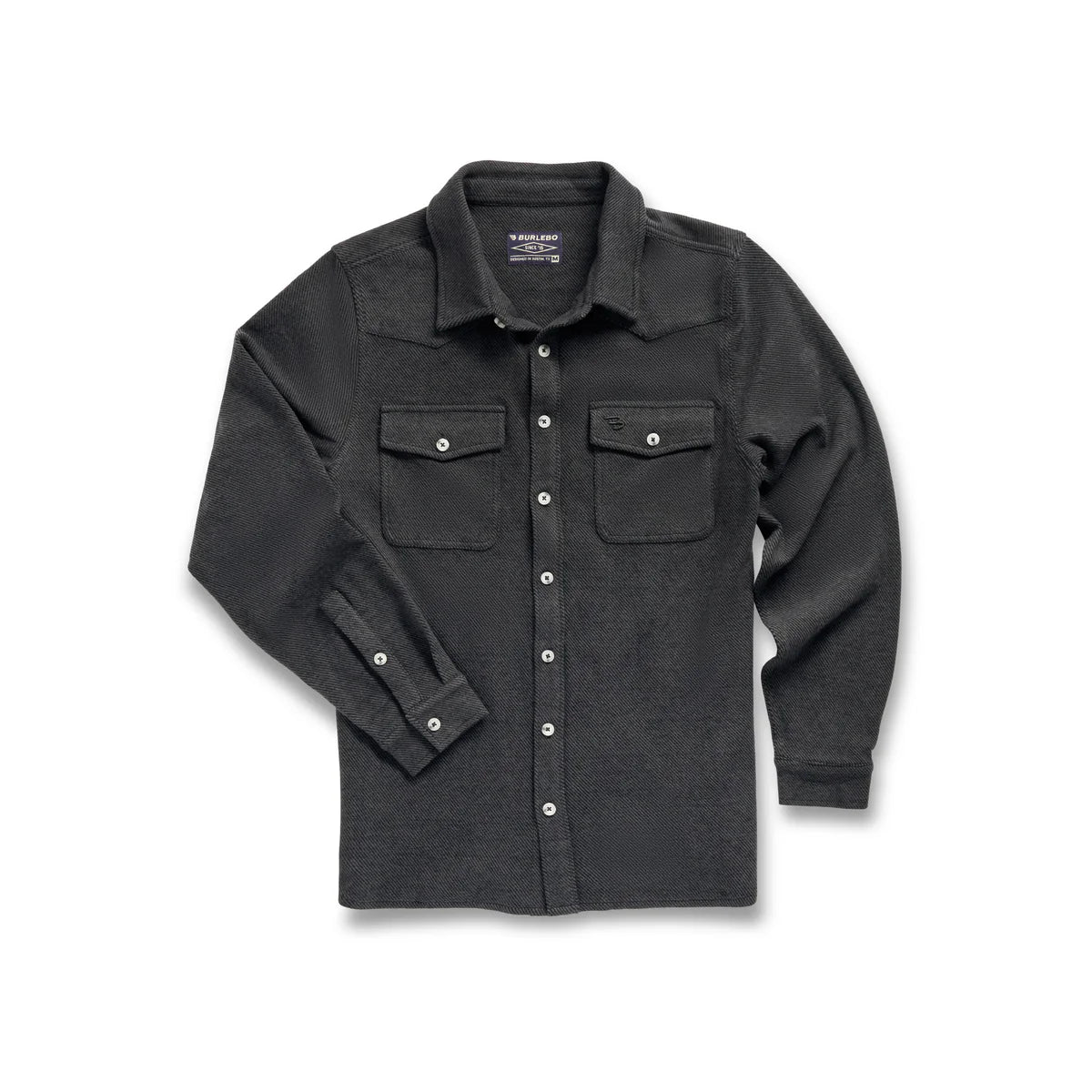 Burlebo Long Sleeve Austin Shirt - Heather Black