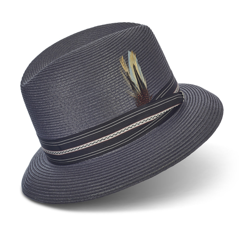 Pinzano grey  Oxford Milan Straw Hat
